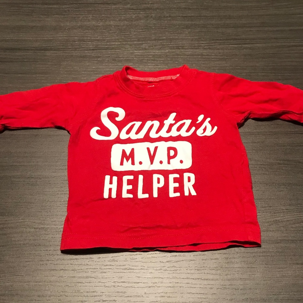 Carter’s | Santa’s MVP Helper long sleeve | 🎄